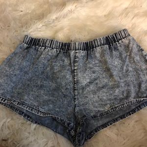 Forever 21 faux denim shorts!!